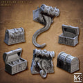 3D Printed Artisan Guild Treasures Chests and Mimics Arcanists Guild 28mm 32mm