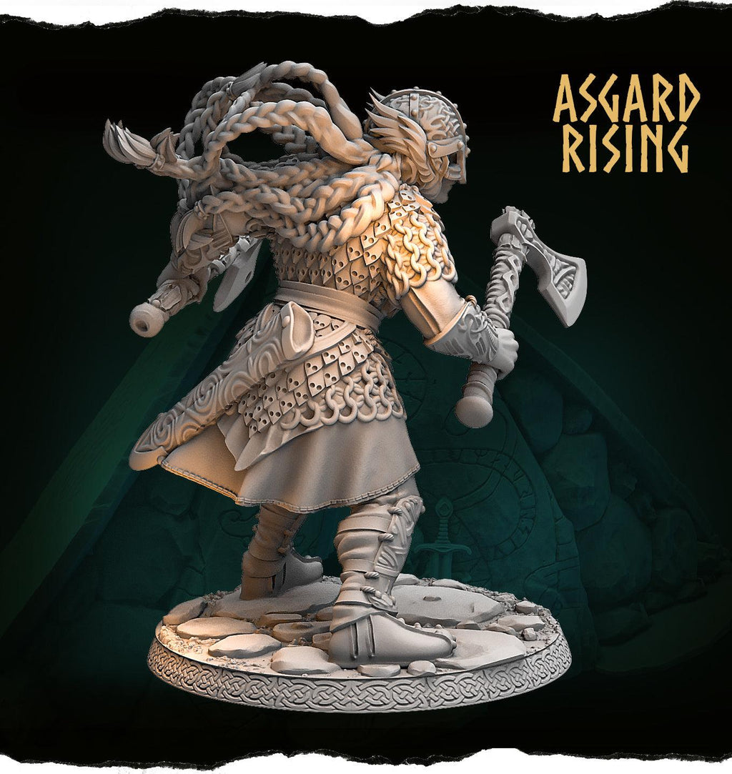3D Printed Asgard Rising Aidda the Brave Alternative Chieftains 28 32 54 mm