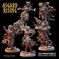 3D Printed Asgard Rising Alluring Dryads 28 32 mm Wargaming DnD