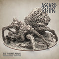 3D Printed Asgard Rising Ancient Spider Queen Gargantuan Model 32mm D&D