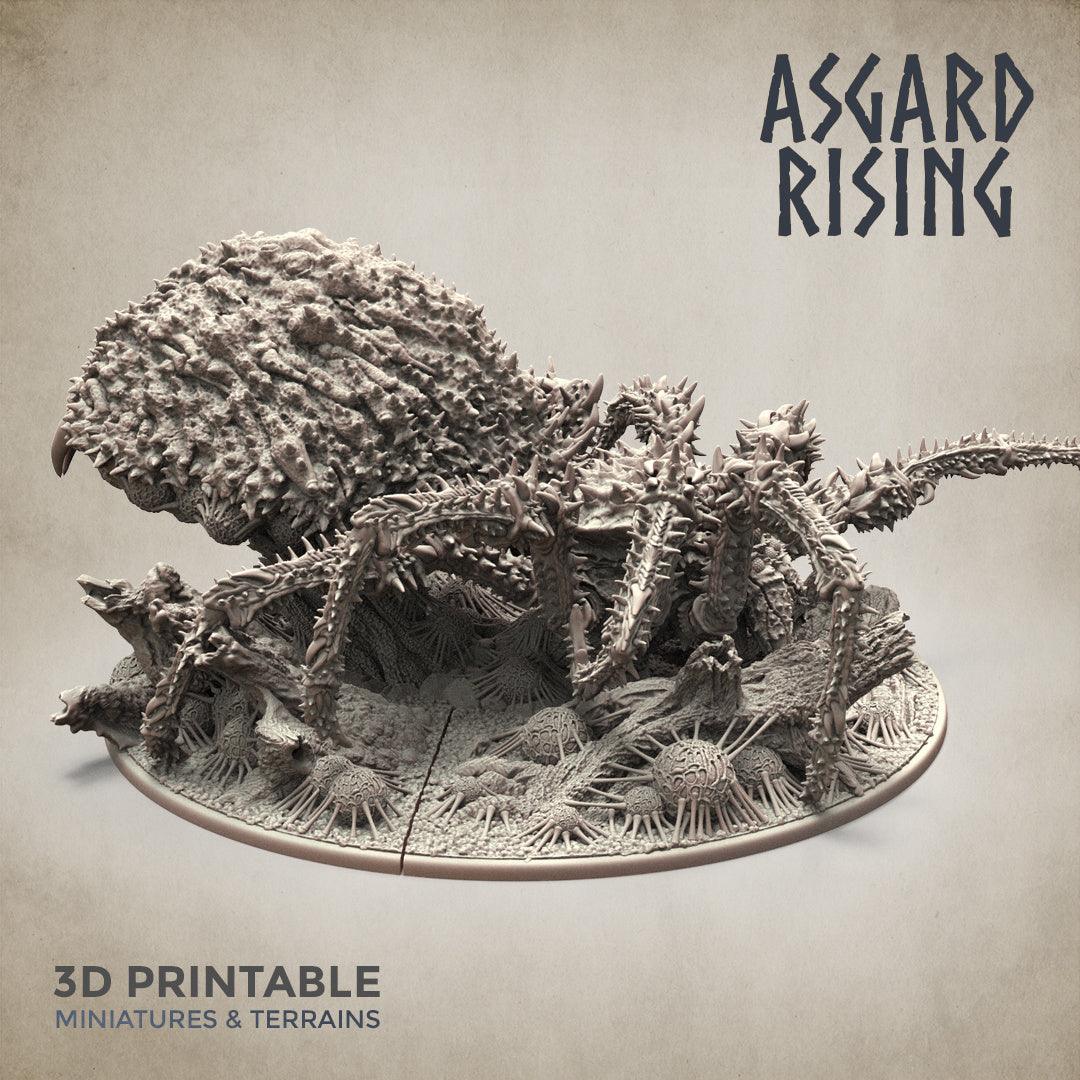 3D Printed Asgard Rising Ancient Spider Queen Gargantuan Model 32mm D&D