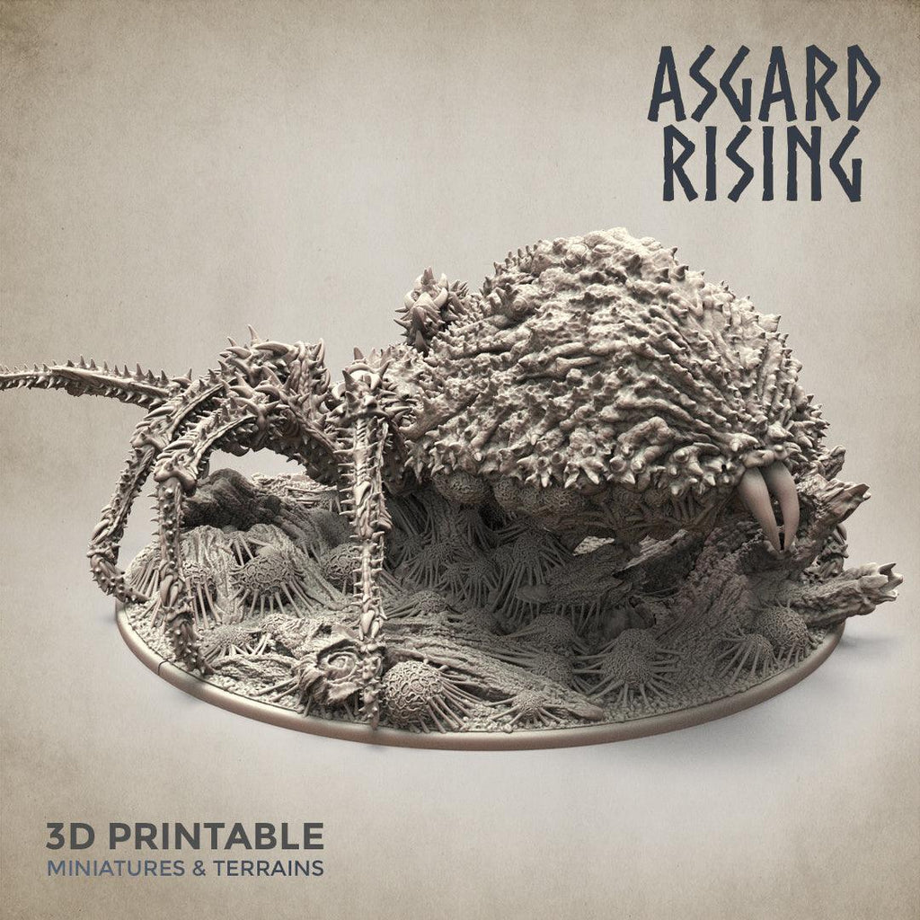 3D Printed Asgard Rising Ancient Spider Queen Gargantuan Model 32mm D&D