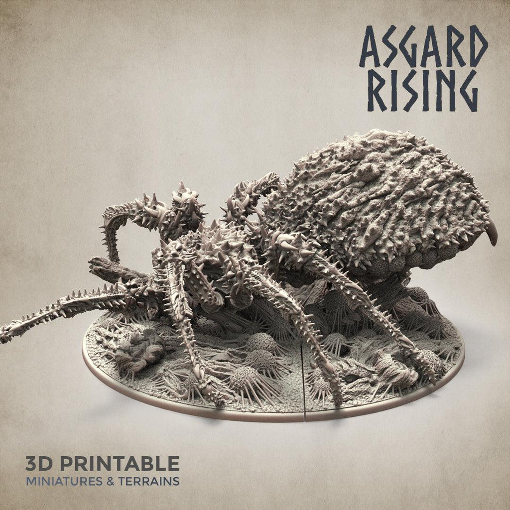 3D Printed Asgard Rising Ancient Spider Queen Gargantuan Model 32mm D&D