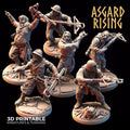 3D Printed Asgard Rising Bandit Deserters Crossbow Modular Warband 28mm - 32mm