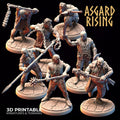 3D Printed Asgard Rising Bandit Outcast Modular Warband 28mm - 32mm Ragnarok D&D