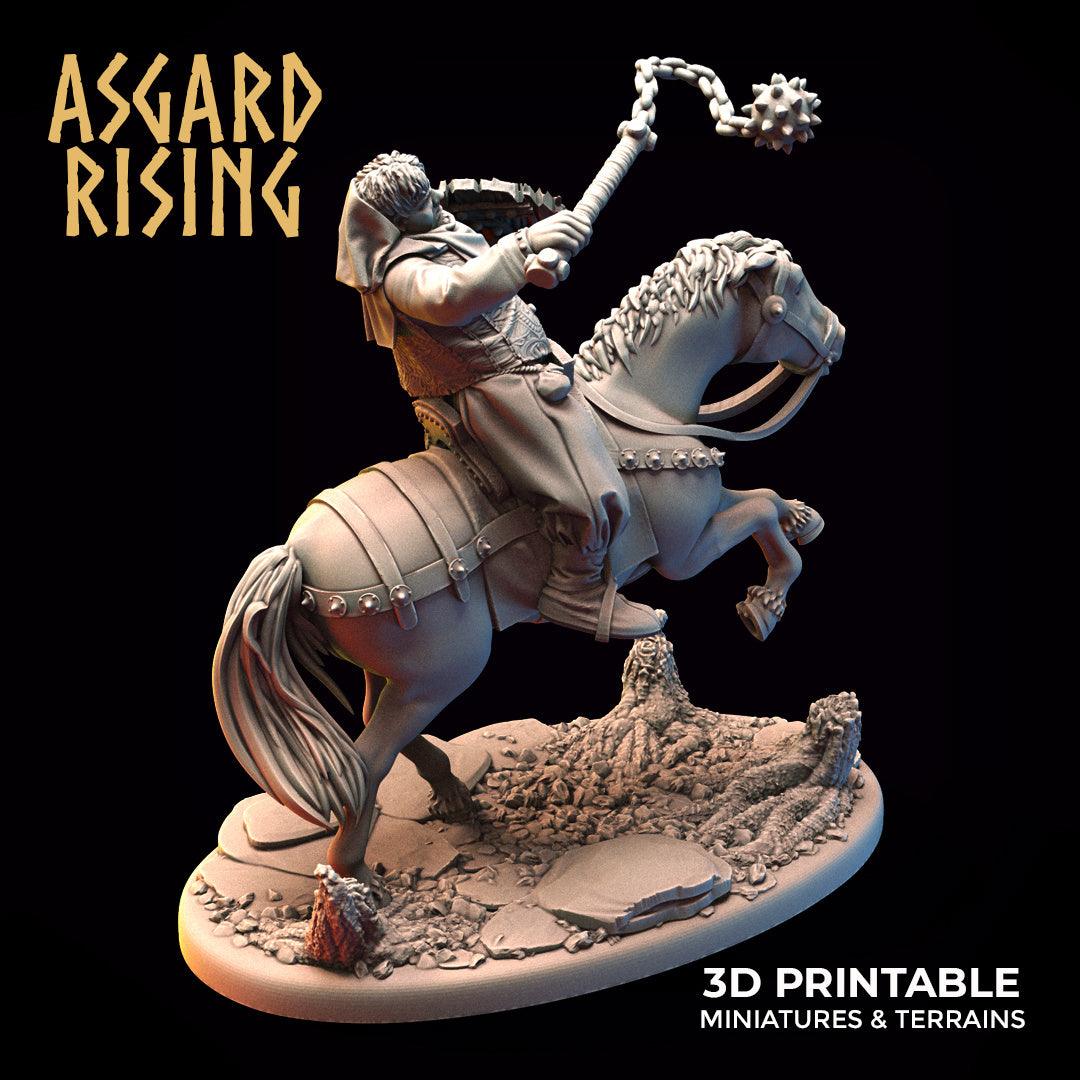 3D Printed Asgard Rising Bandit Riders Deserters Modular Warband 28mm - 32mm
