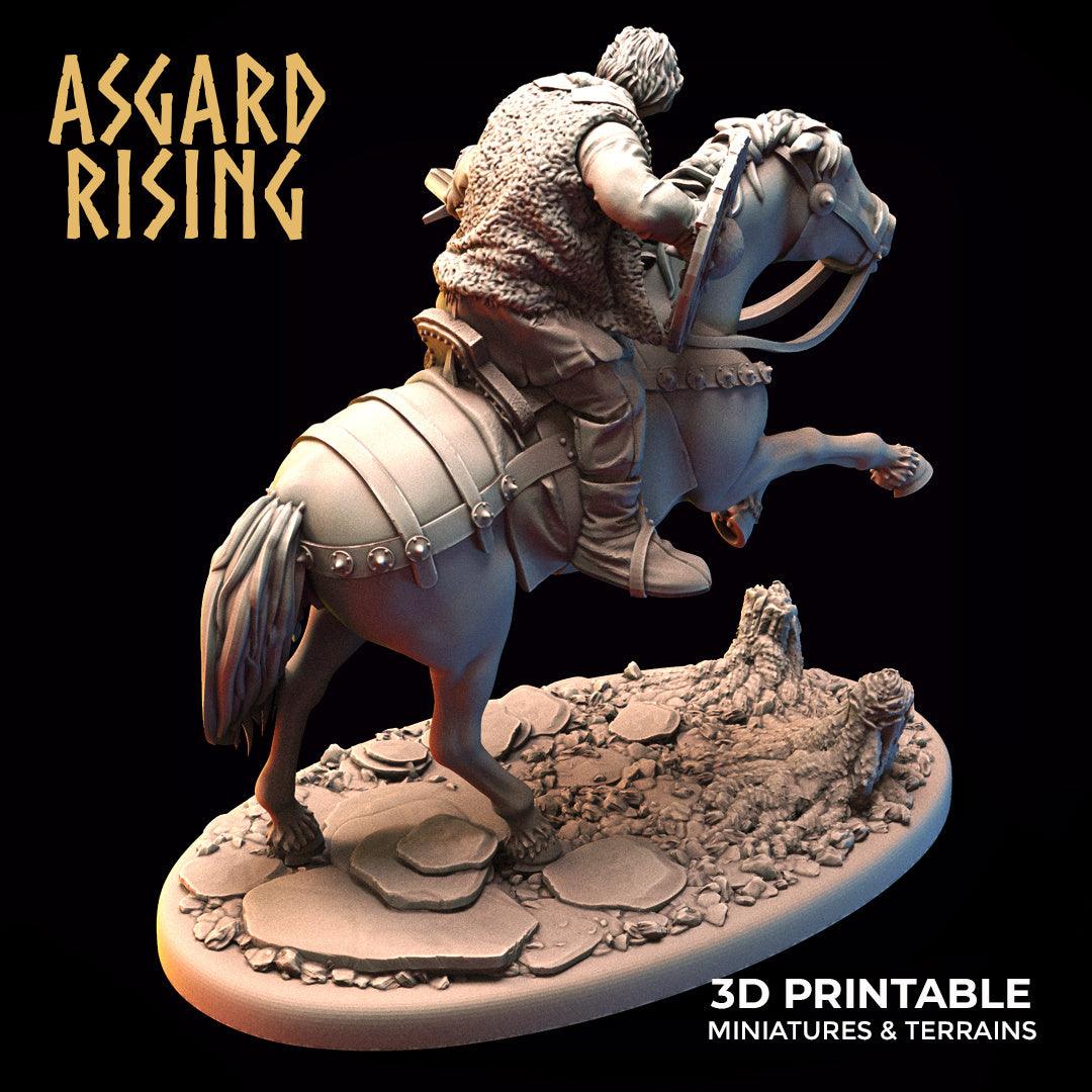 3D Printed Asgard Rising Bandit Riders Outcasts Modular Warband 28mm - 32mm