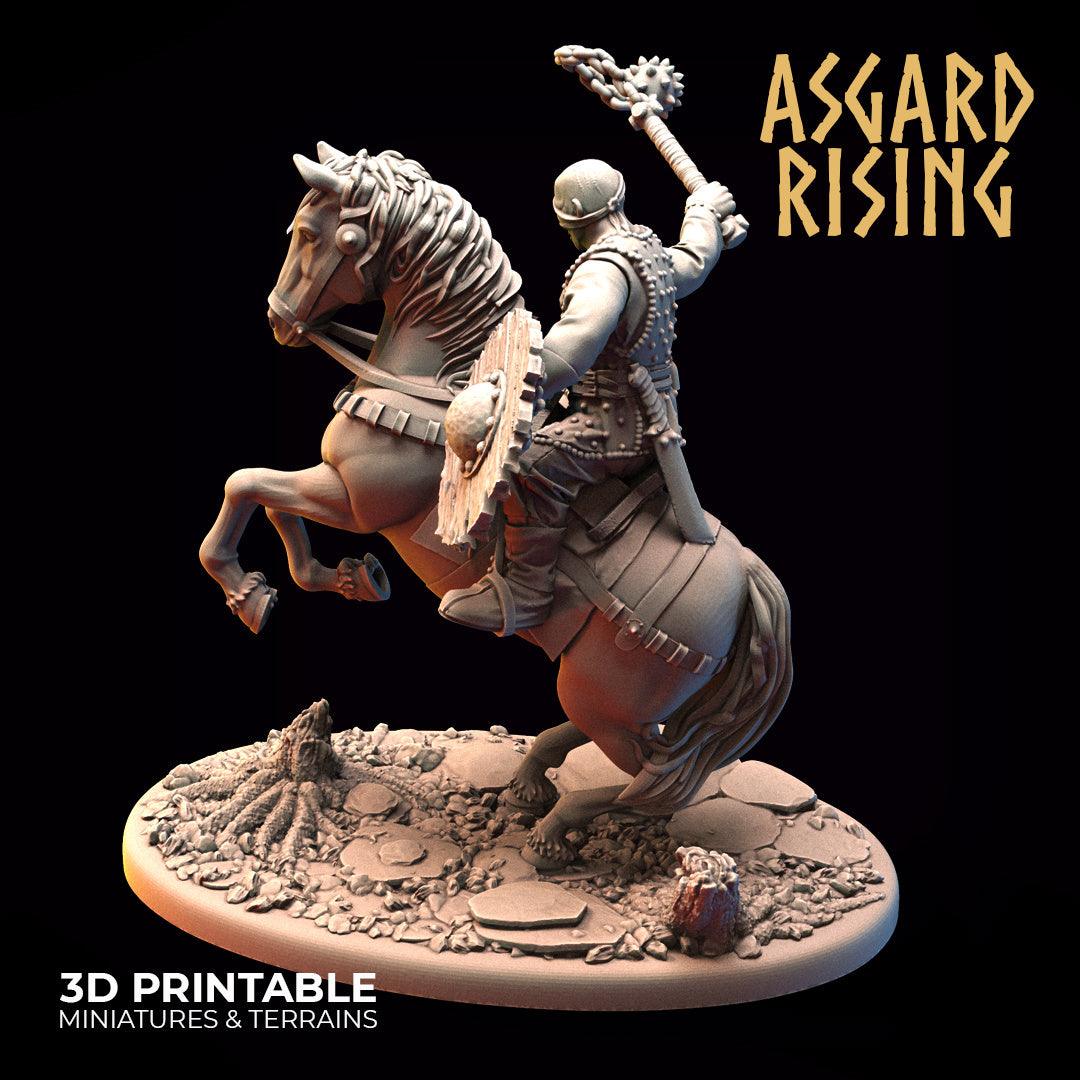 3D Printed Asgard Rising Bandit Riders Outcasts Modular Warband 28mm - 32mm