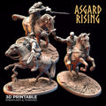 3D Printed Asgard Rising Bandit Riders Outcasts Modular Warband 28mm - 32mm