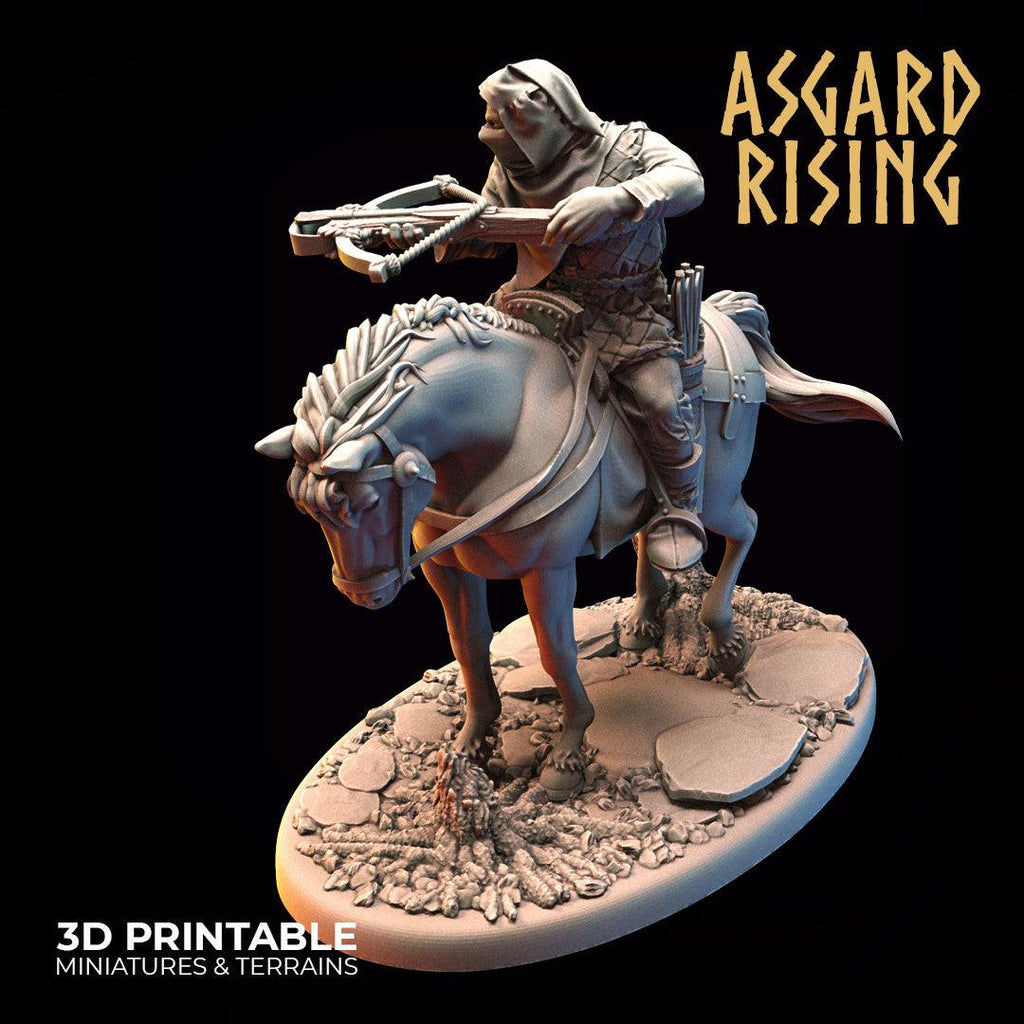 3D Printed Asgard Rising Bandit Riders Rogues Modular Warband 28mm - 32mm