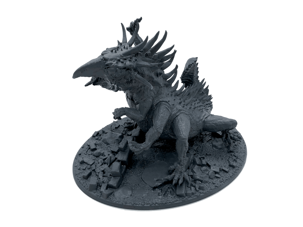 3D Printed Asgard Rising Basilisk #2 King of Serpents - 32mm D&D