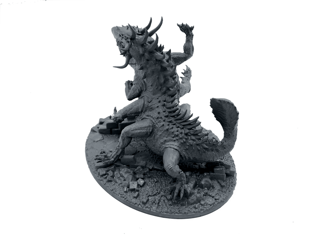 3D Printed Asgard Rising Basilisk #2 King of Serpents - 32mm D&D