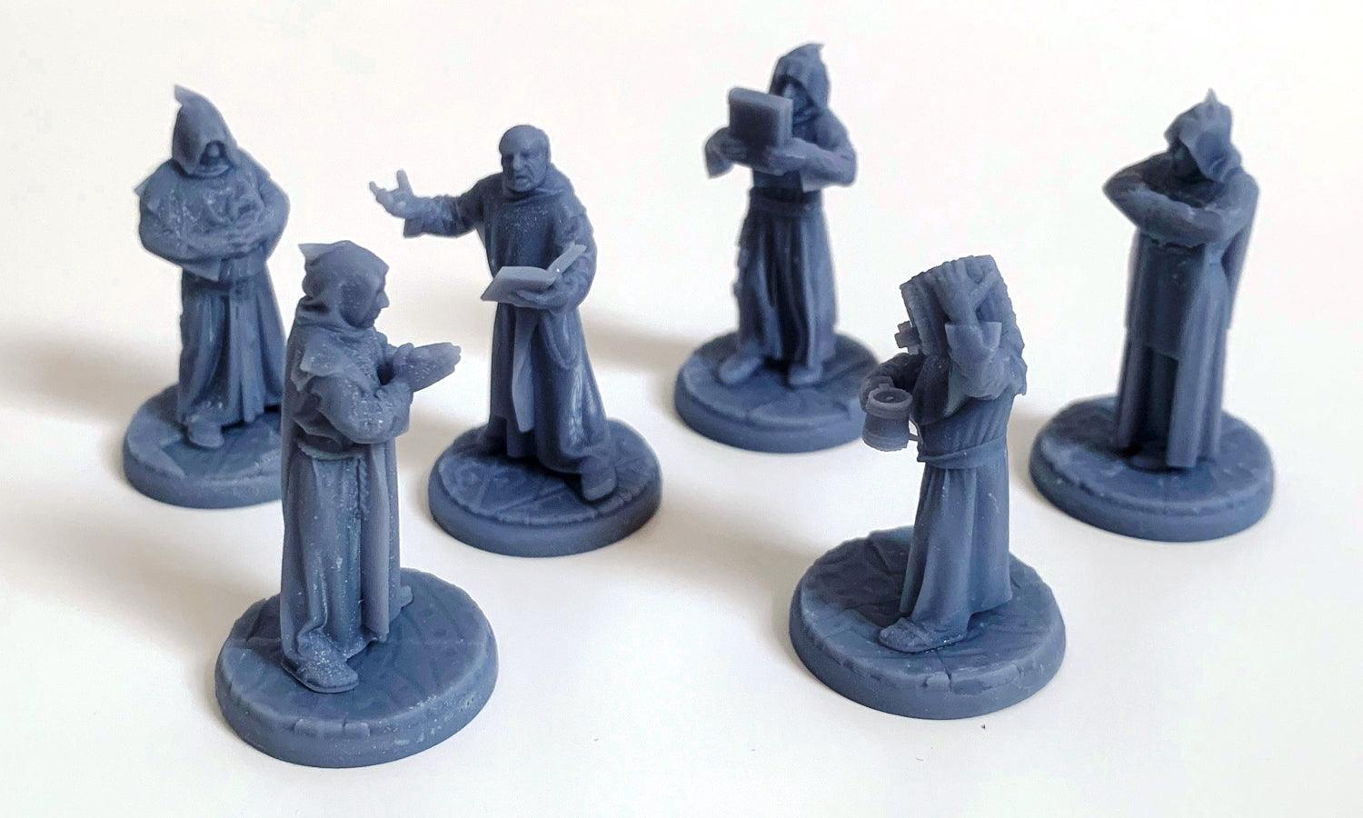 3D Printed Asgard Rising Brother Monks Set 28mm - 32mm Ragnarok D&D