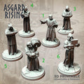 3D Printed Asgard Rising Brother Monks Set 28mm - 32mm Ragnarok D&D