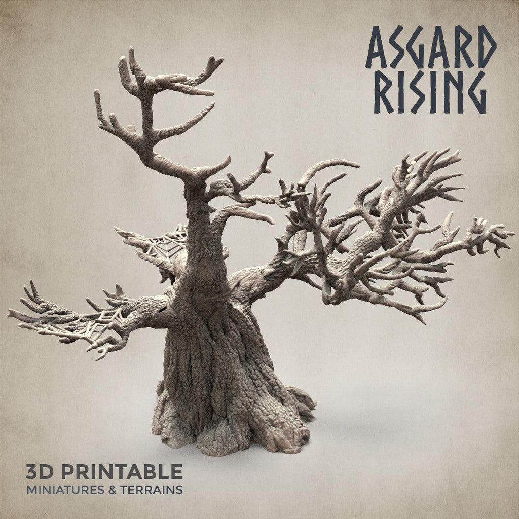 3D Printed Asgard Rising Dry Spider Forest Modular Set 32mm Ragnarok D&D