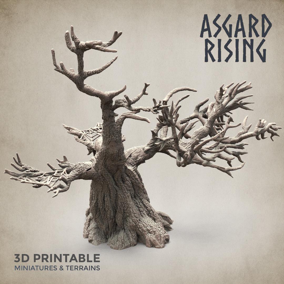 3D Printed Asgard Rising Dry Spider Forest Modular Set 32mm Ragnarok D&D