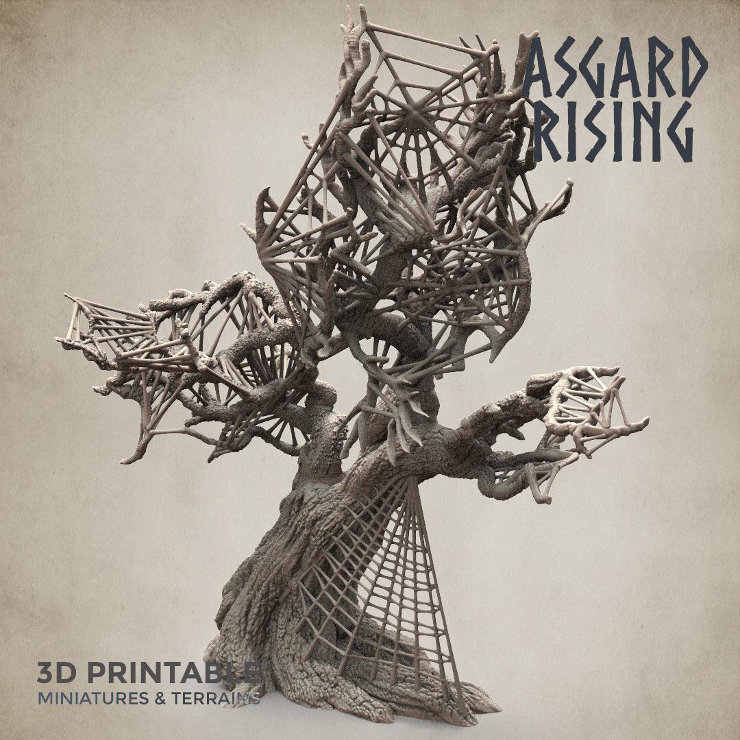 3D Printed Asgard Rising Dry Spider Forest Modular Set 32mm Ragnarok D&D