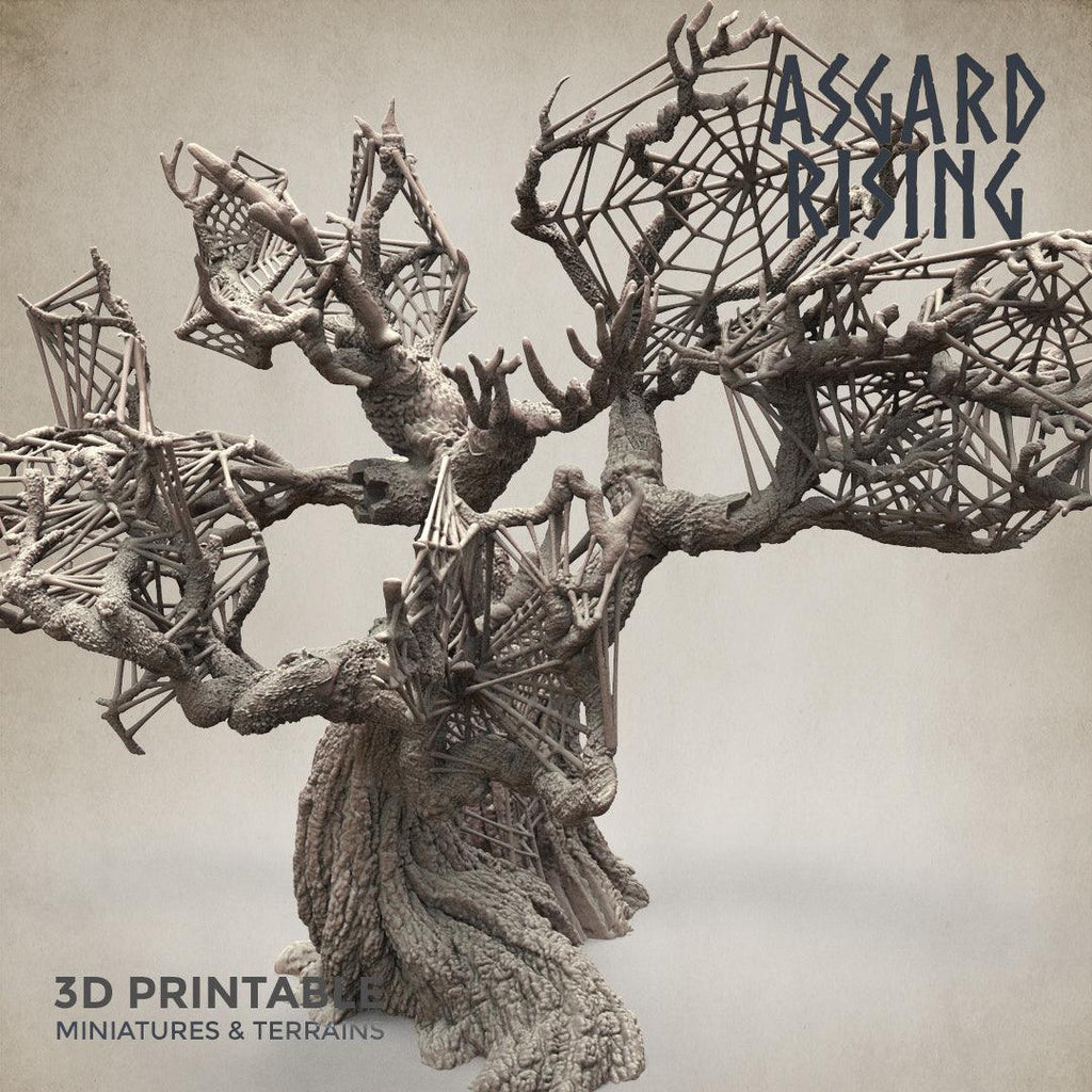 3D Printed Asgard Rising Dry Spider Forest Modular Set 32mm Ragnarok D&D