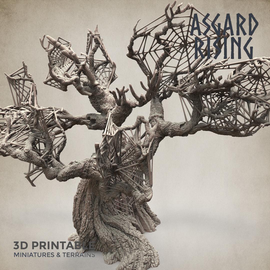 3D Printed Asgard Rising Dry Spider Forest Modular Set 32mm Ragnarok D&D