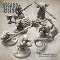 3D Printed Asgard Rising Forest Goblins Melee Set 28mm - 32mm Ragnarok D&D