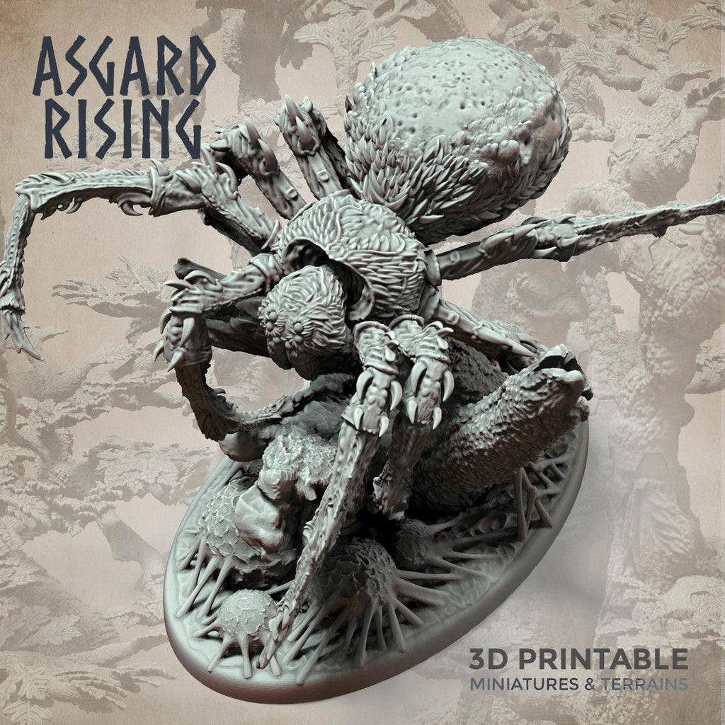 3D Printed Asgard Rising Forest Spiders Set 28mm 32mm Ragnarok D&D