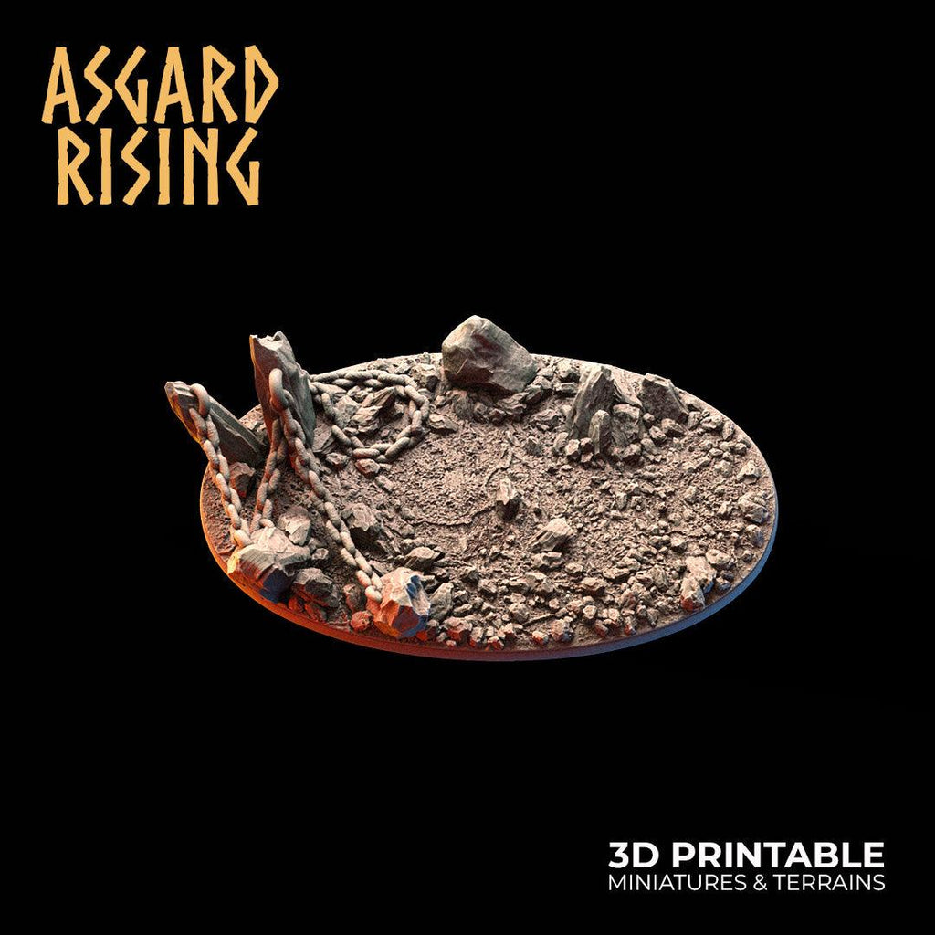 3D Printed Asgard Rising Frost Giant 28mm 32mm D&D