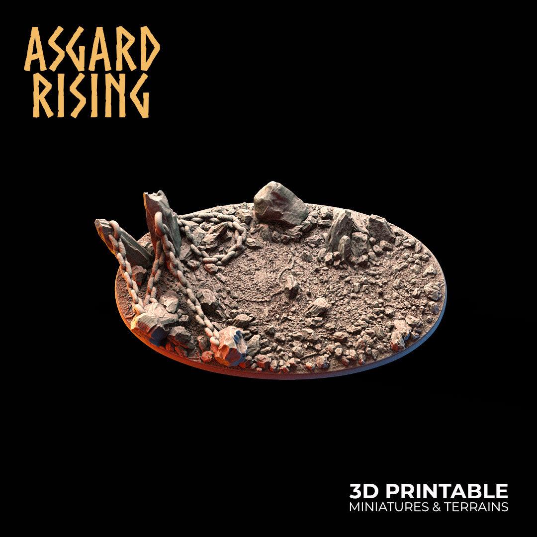 3D Printed Asgard Rising Frost Giant 28mm 32mm D&D