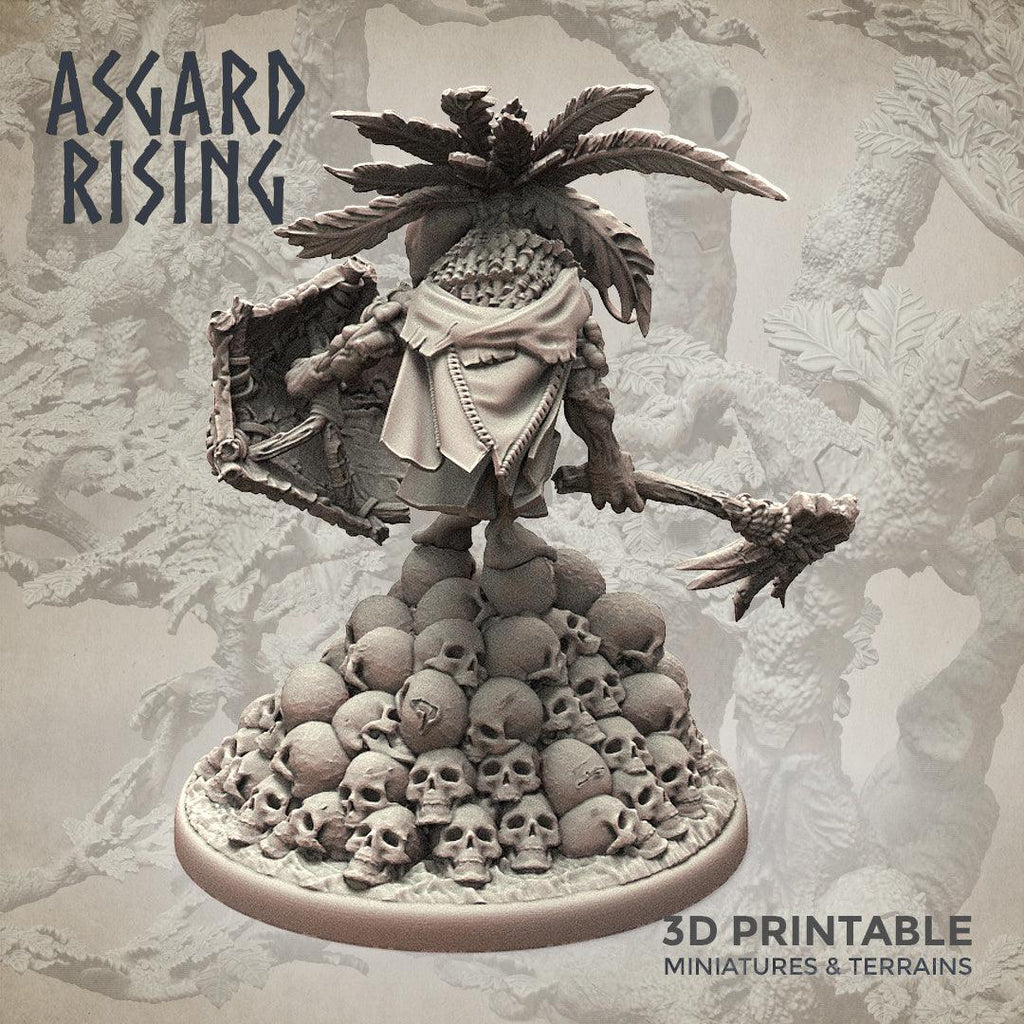3D Printed Asgard Rising Goblin Chieftain 28mm-32mm Ragnarok D&D