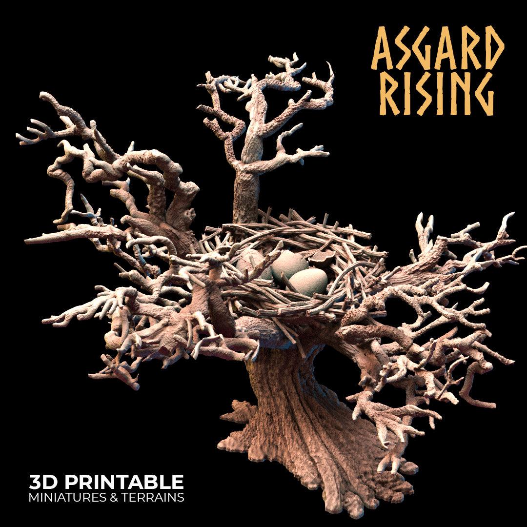 3D Printed Asgard Rising Griffin Nest Set - 32mm D&D