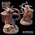 3D Printed Asgard Rising Hunter of the Mountain King 28mm - 32mm Ragnarok D&D