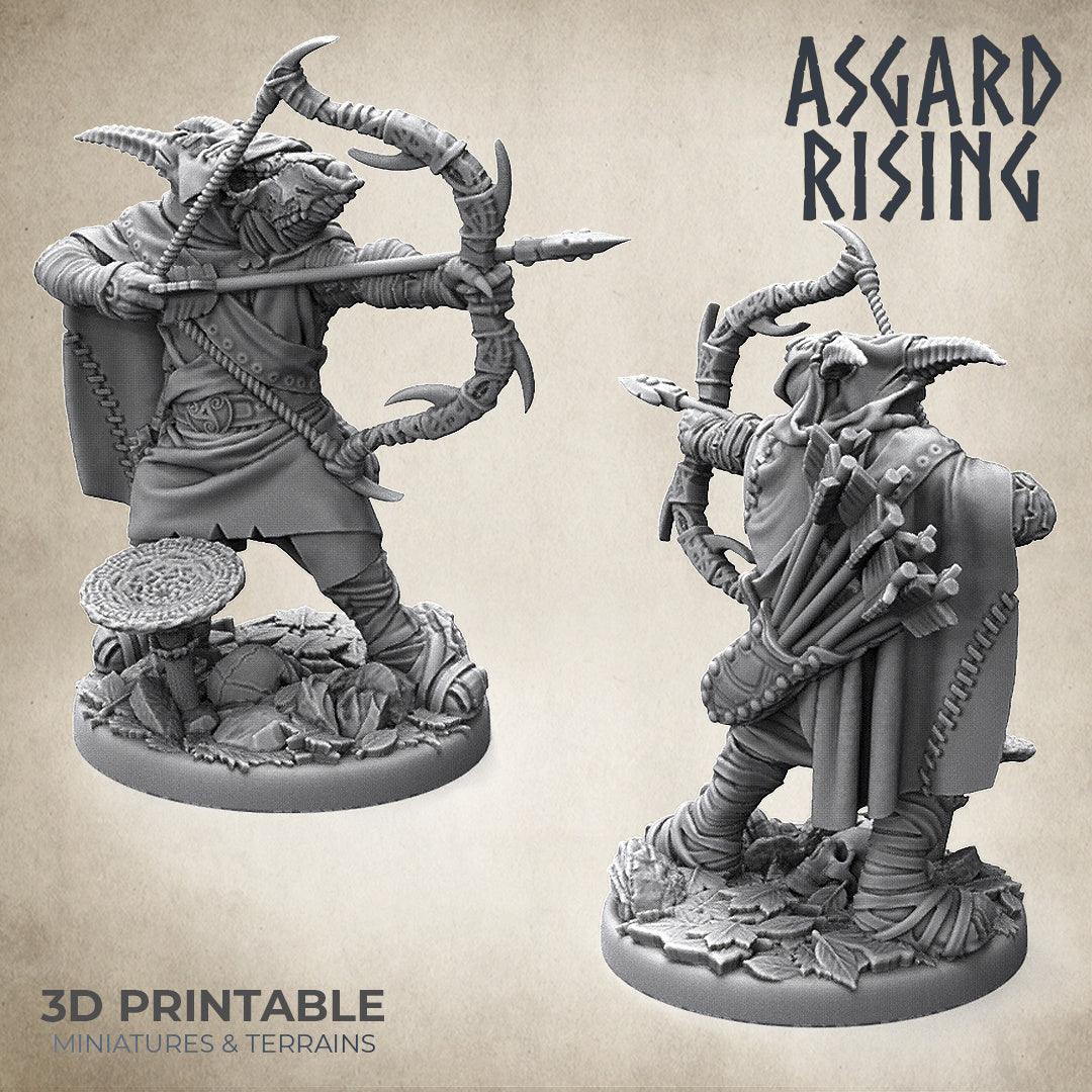 3D Printed Asgard Rising Hunter of the Mountain King 28mm - 32mm Ragnarok D&D