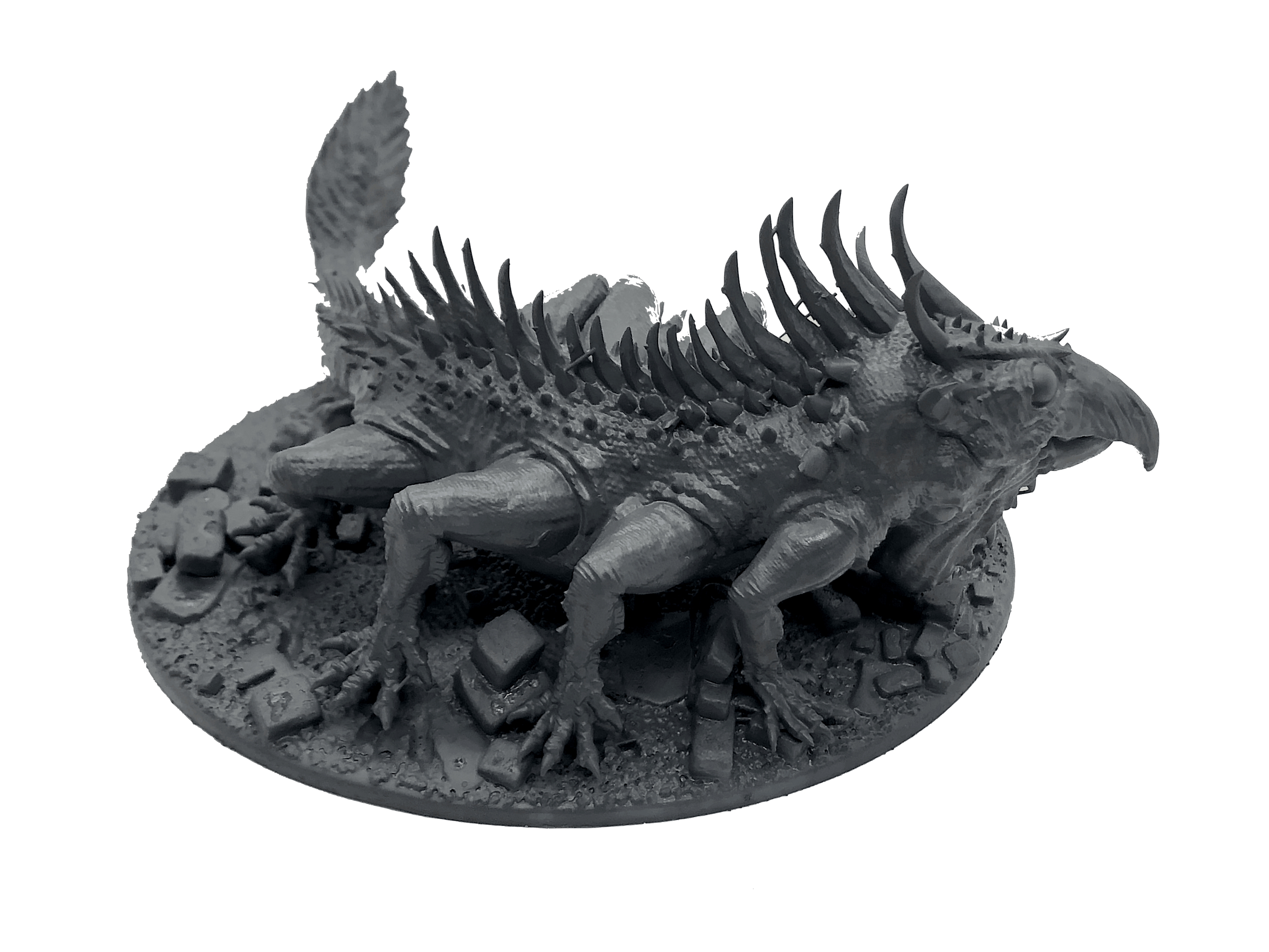 3D Printed Asgard Rising King of Serpents - Basilisk 32mm D&D