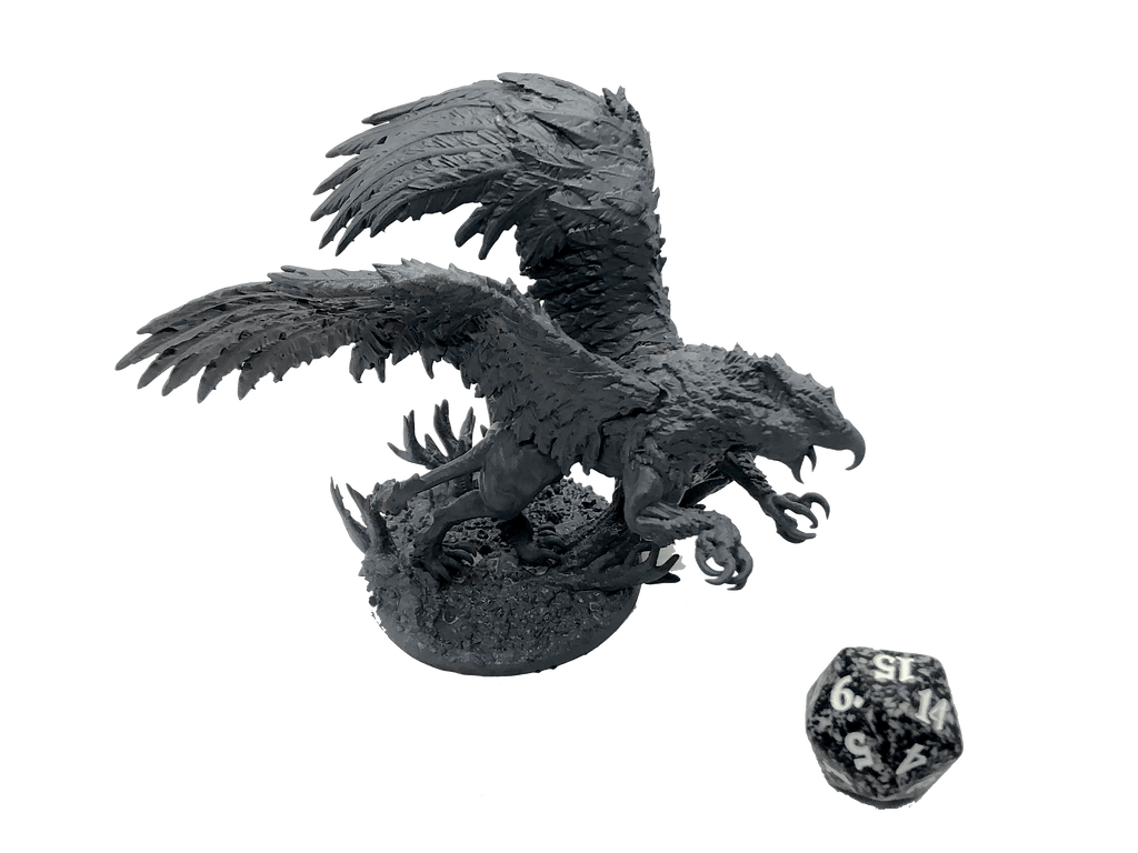 3D Printed Asgard Rising King of all Creatures Griffin Set - 32mm D&D