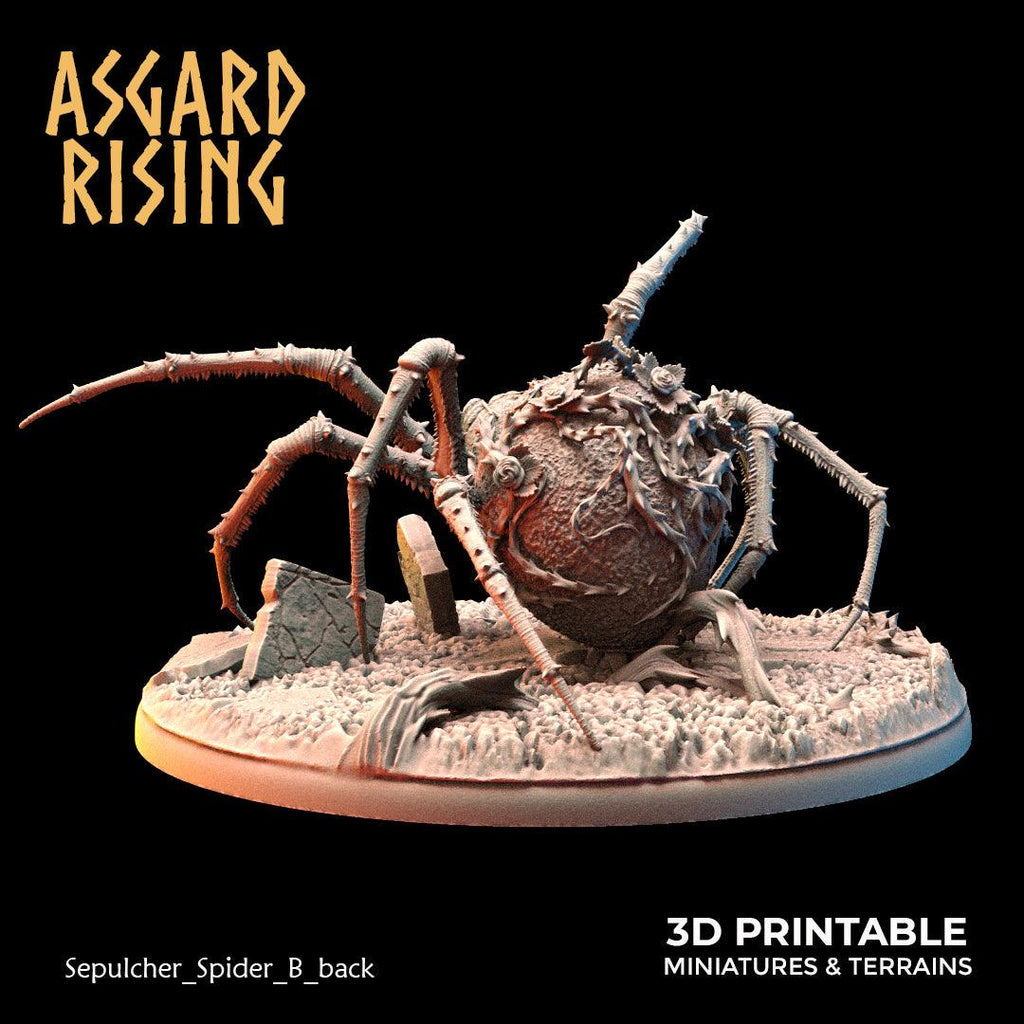 3D Printed Asgard Rising Sepulcher Spiders 28 32 mm Wargaming DnD