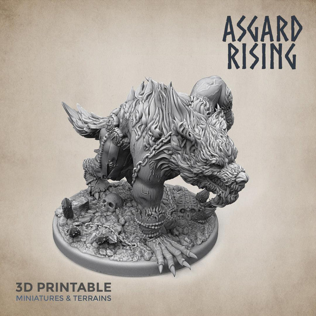 3D Printed Asgard Rising Shapeshifter Ulfhednar WereWolf 28mm-32mm Ragnarok D&D