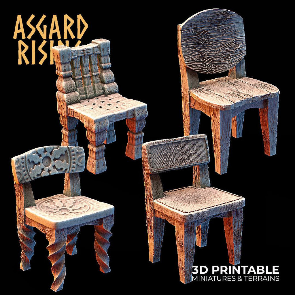3D Printed Asgard Rising Tavern Modular Terrain Set 28mm - 32mm