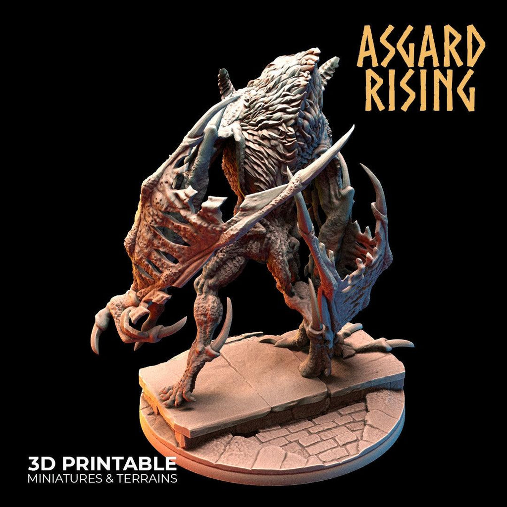 3D Printed Asgard Rising Varkolak Undead Creature 28mm - 32mm D&D