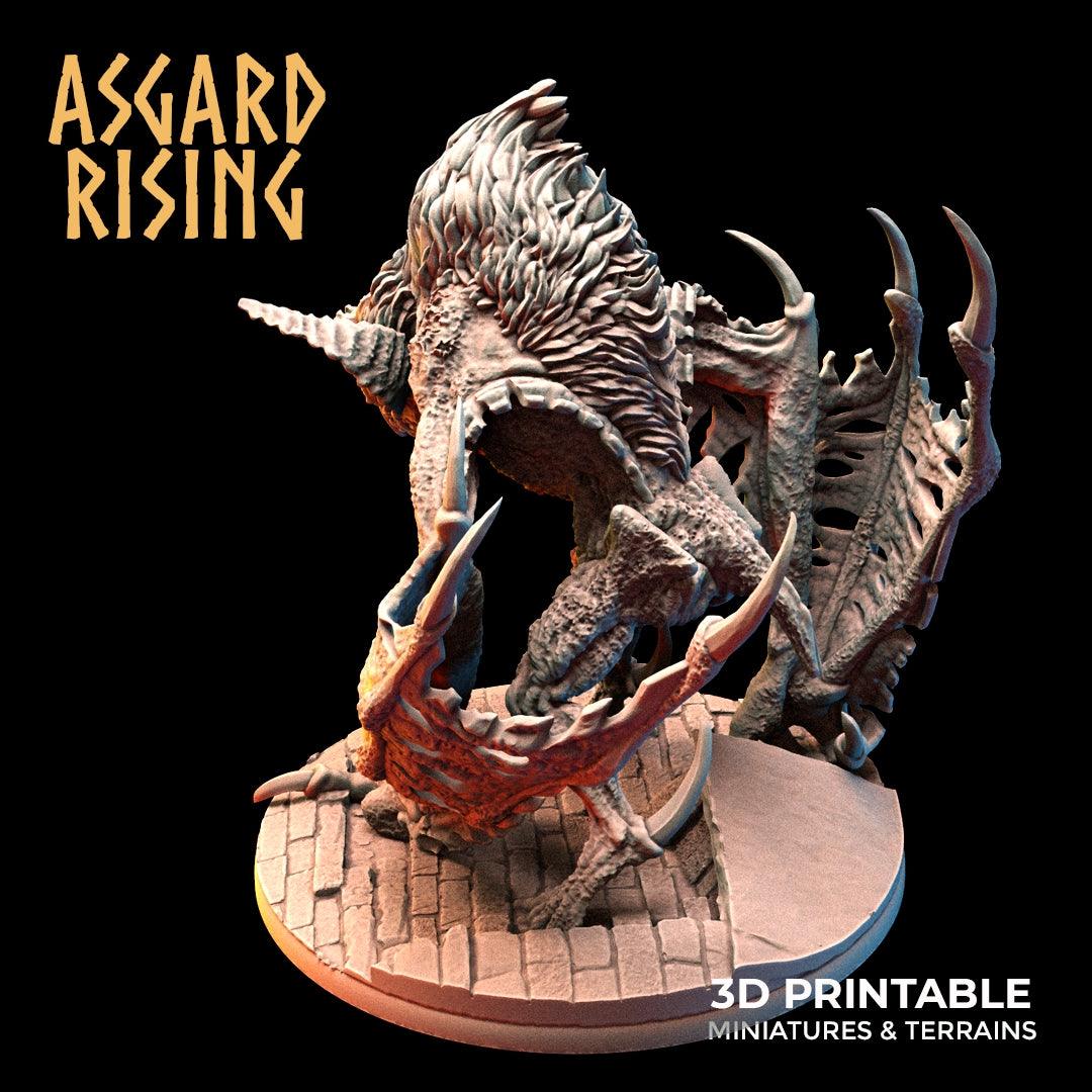 3D Printed Asgard Rising Varkolak Undead Creature 28mm - 32mm D&D