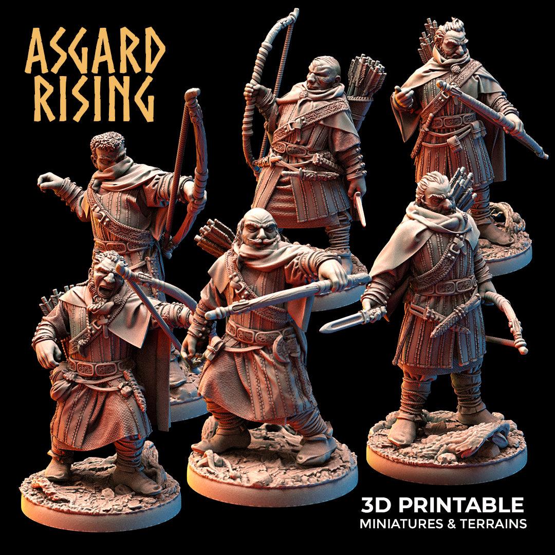 3D Printed Asgard Rising Viking Rangers 28 32 mm Wargaming DnD