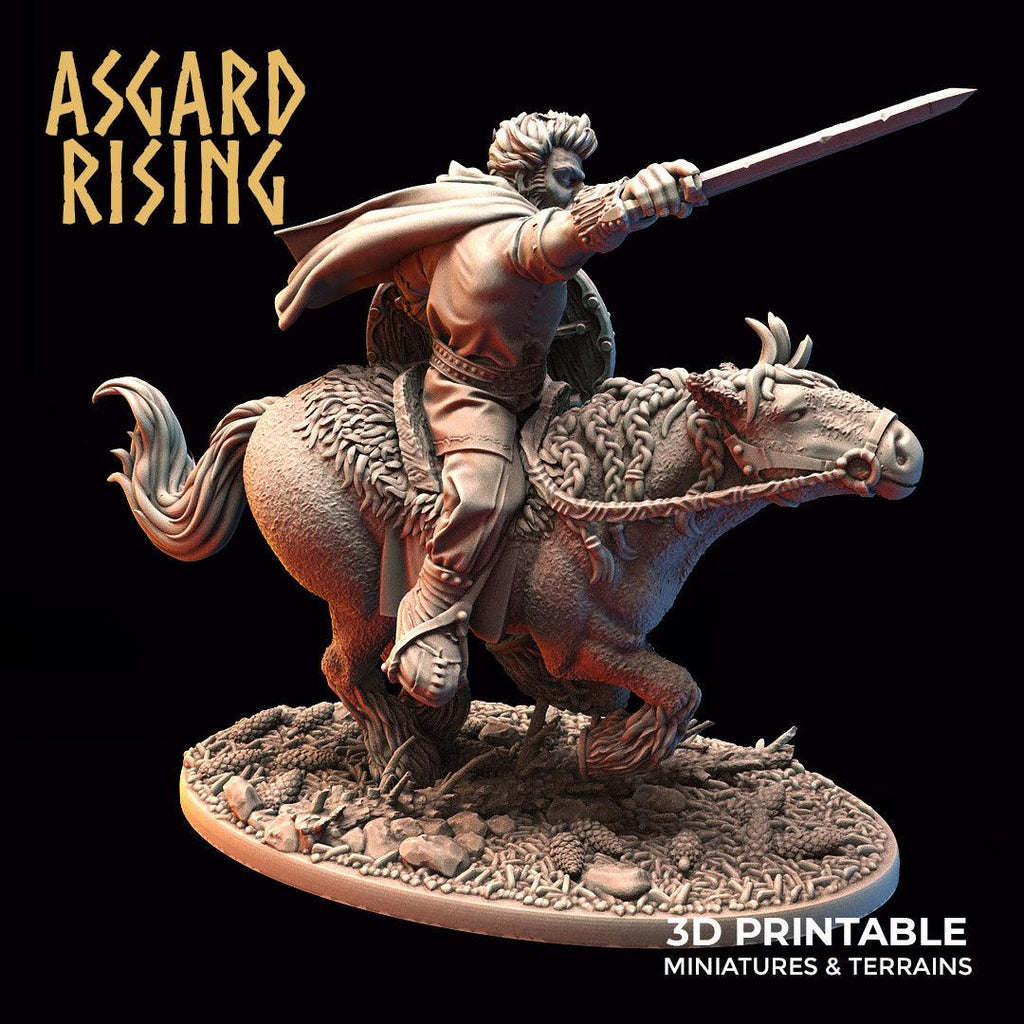 3D Printed Asgard Rising Viking Riders Modular Warband 28mm - 32mm