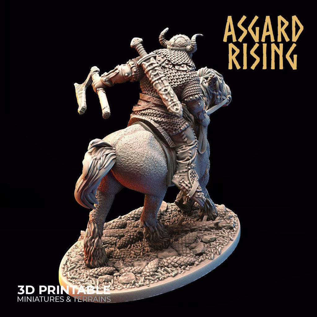 3D Printed Asgard Rising Viking Riders Modular Warband 28mm - 32mm