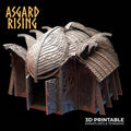 3D Printed Asgard Rising Viking Throne Room 28 32 mm Wargaming DnD
