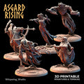 3D Printed Asgard Rising Whispering Wraiths 28 32 mm Wargaming DnD