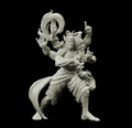 3D Printed Bestiary Vol. 4 Nafarrate - Agni Vedalken 32mm Ragnarok D&D