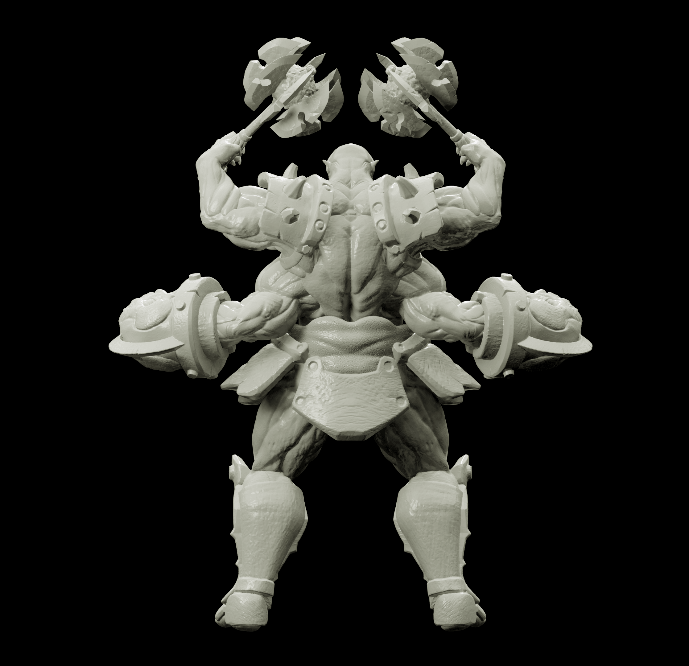 3D Printed Bestiary Vol. 4 Nafarrate - Al'Goleth Demon Fiend 32mm Ragnarok D&D