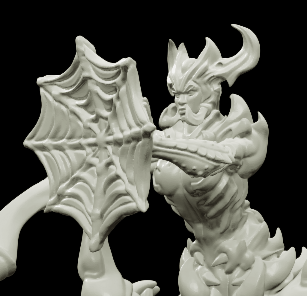 3D Printed Bestiary Vol. 4 Nafarrate - Arachne Spider 32mm Ragnarok D&D