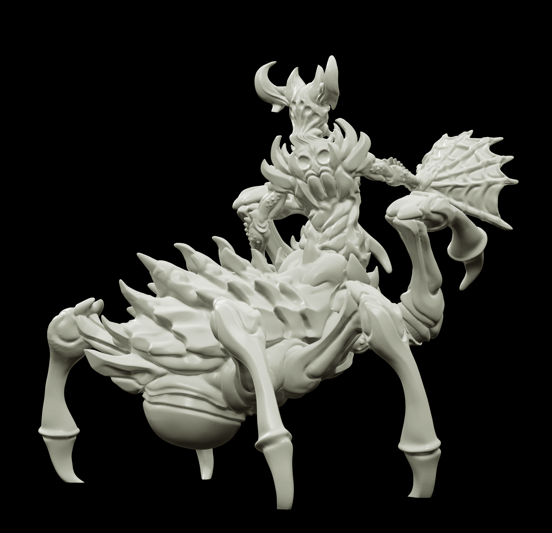 3D Printed Bestiary Vol. 4 Nafarrate - Arachne Spider 32mm Ragnarok D&D