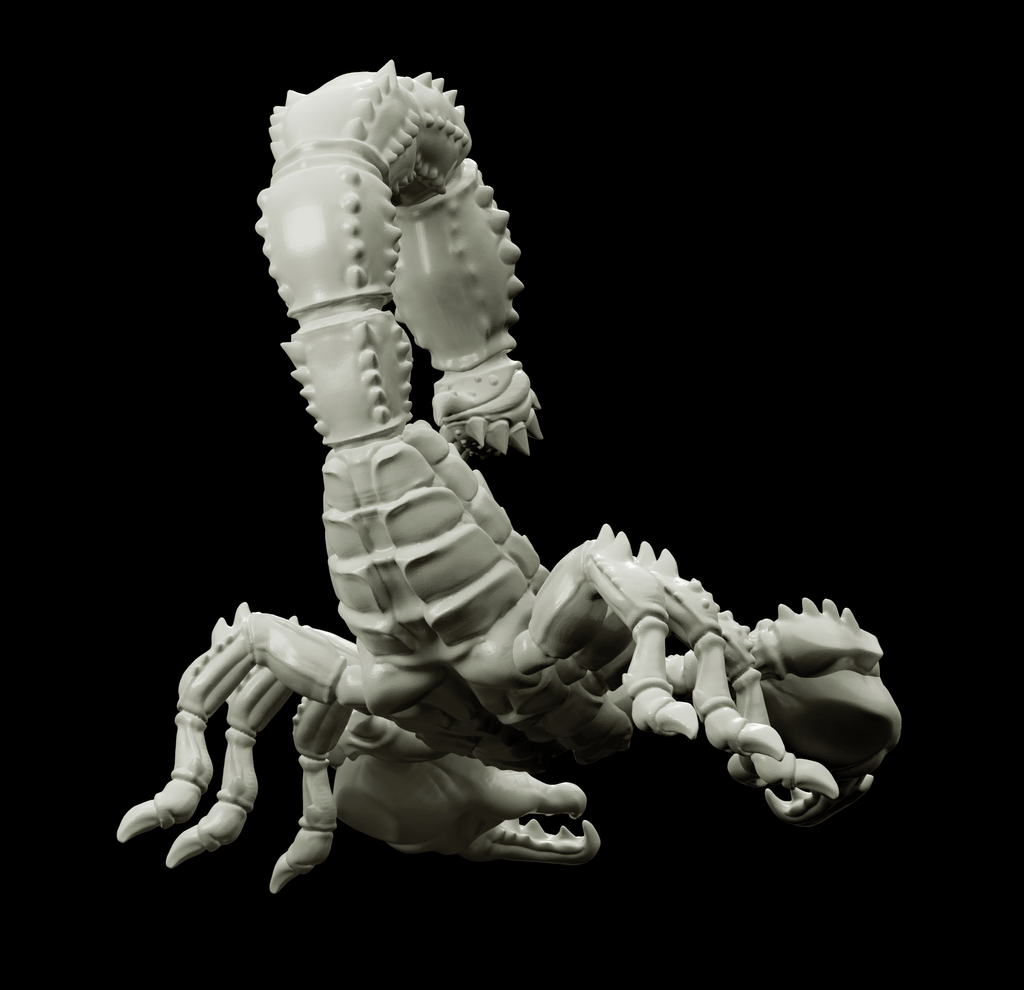3D Printed Bestiary Vol. 4 Nafarrate - Astrakon Scorpion 32mm Ragnarok D&D