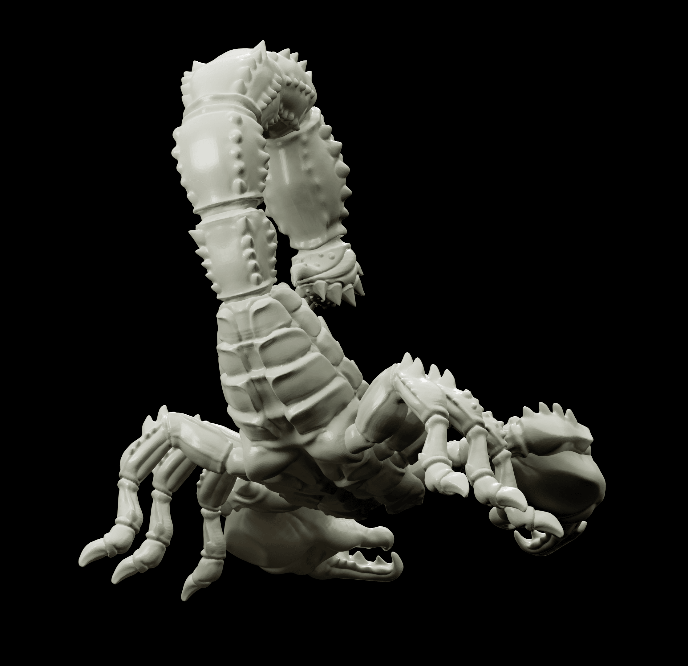 3D Printed Bestiary Vol. 4 Nafarrate - Astrakon Scorpion 32mm Ragnarok D&D