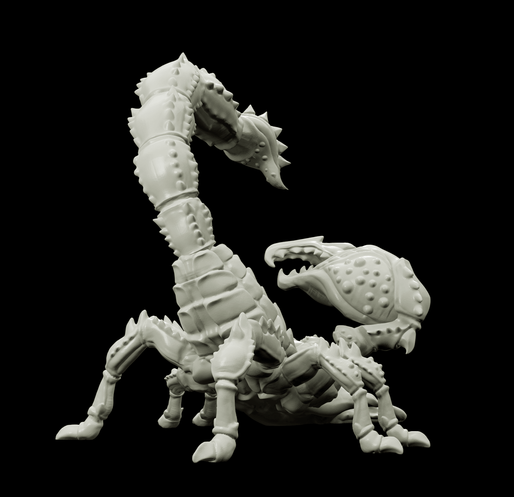 3D Printed Bestiary Vol. 4 Nafarrate - Astrakon Scorpion 32mm Ragnarok D&D